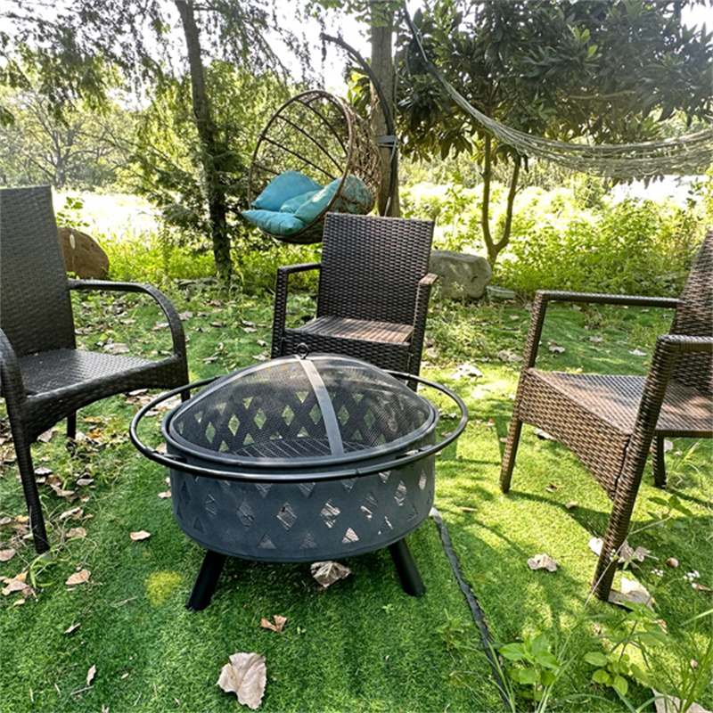 USA-Direct-32-inch-Round-Crossweave-Wood-Burning-Fire-Pit-Stove-Firepit-Heater-with-Poker-for-Outdoo-2004152